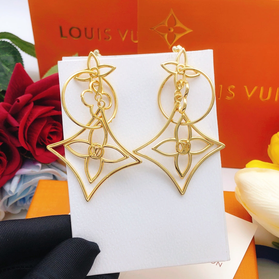 Louis Vuitton Diamond-Shape Polished Earrings - album image 3