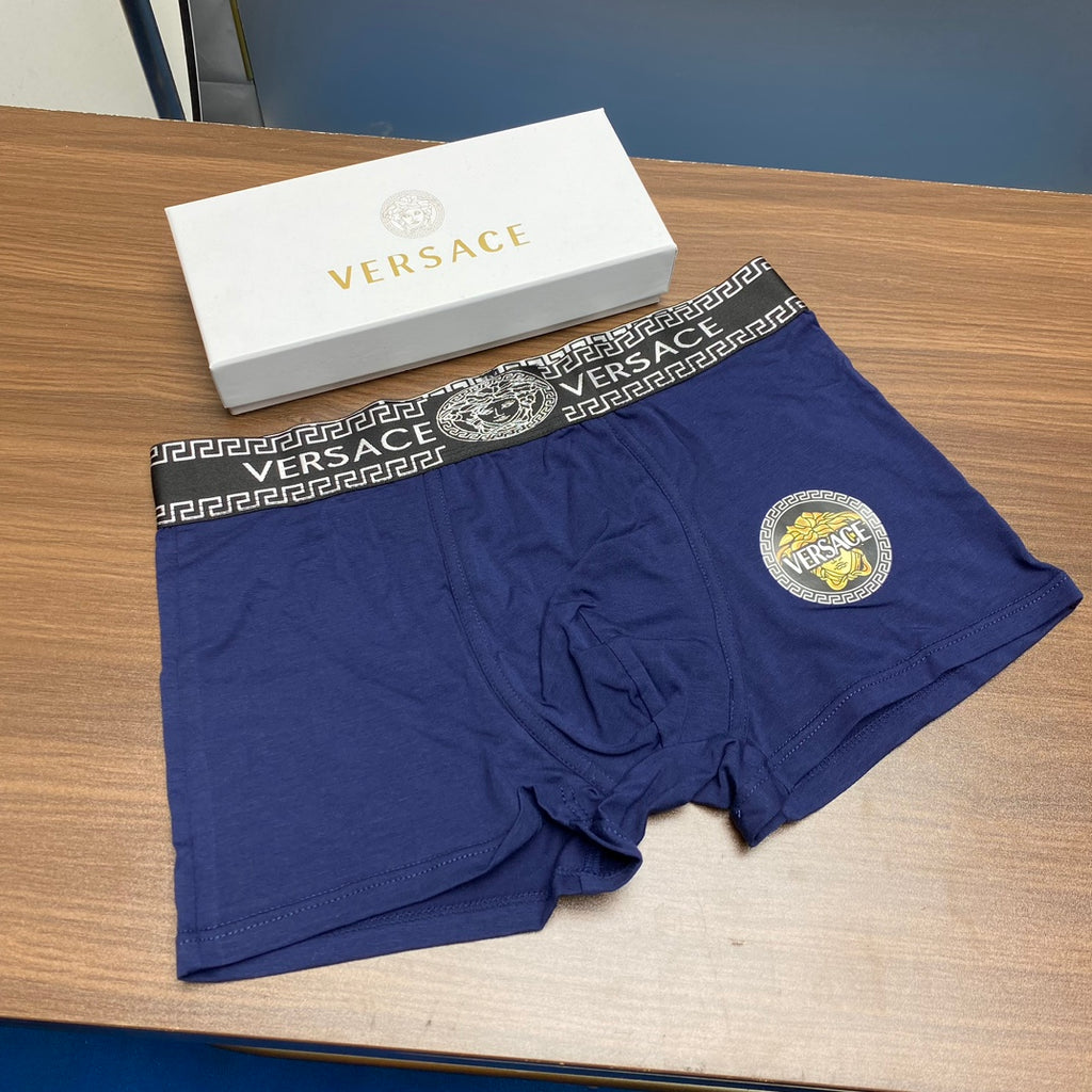 Versace allover lettered waist boxer briefs - view 6