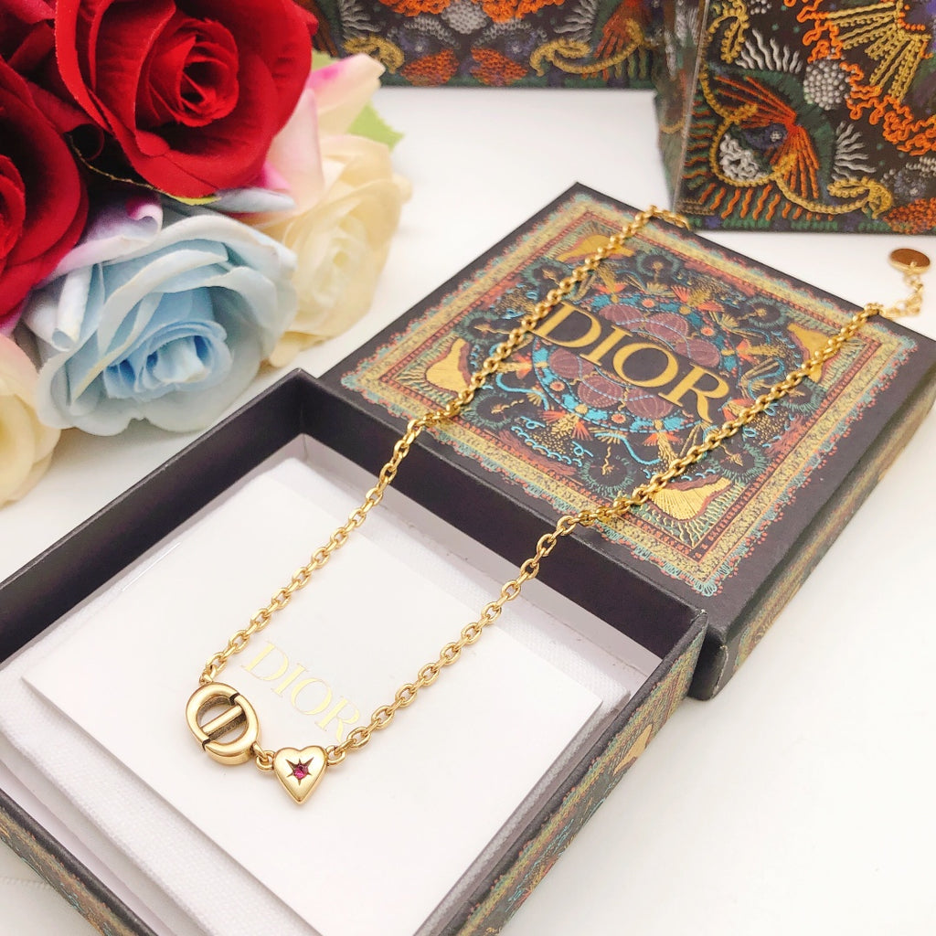 Dior CD Mini Heart Fine Necklace - product image 4