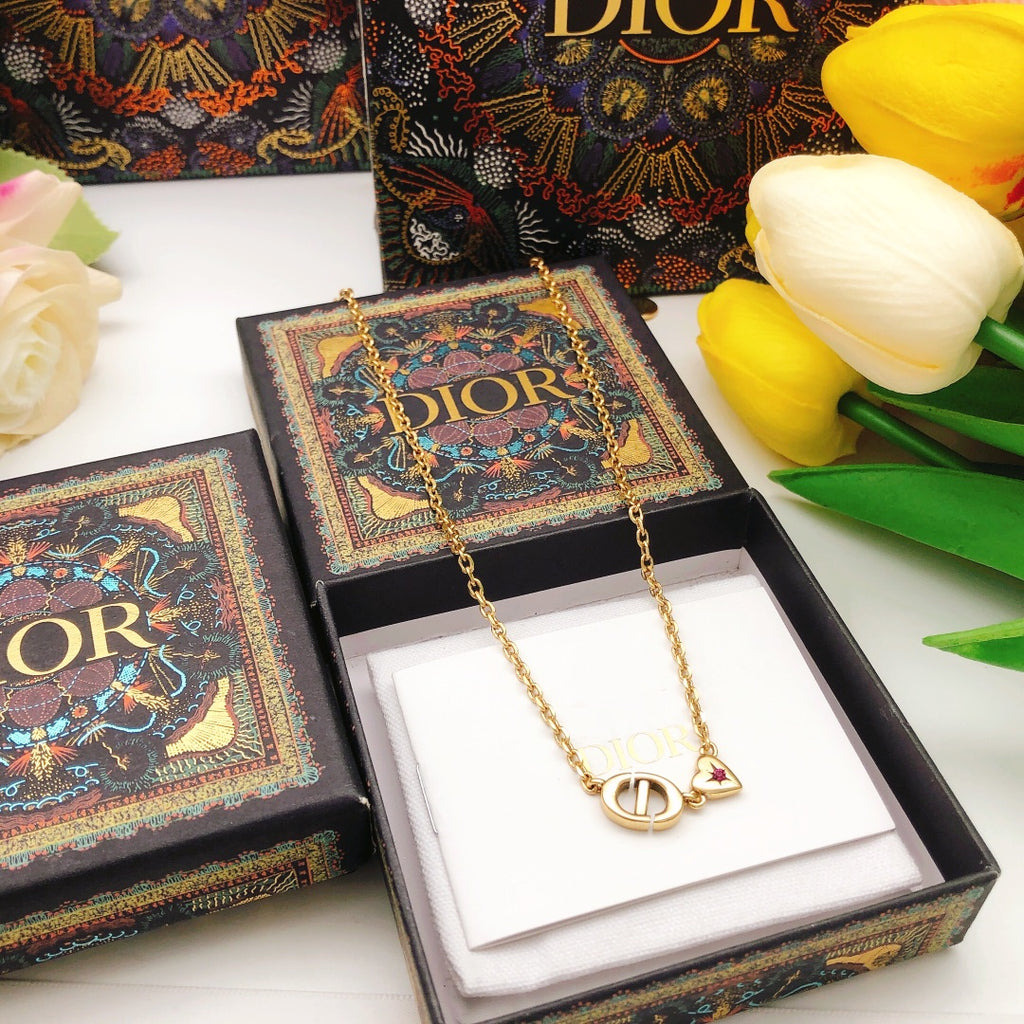 Dior CD Mini Heart Fine Necklace - product image 5