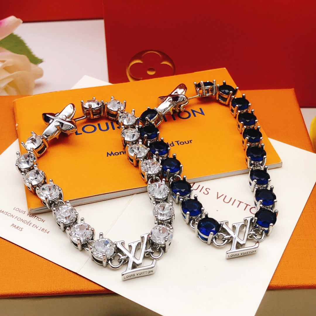 Louis Vuitton Silver-Tone Crystal Accent Bracelet - album image 5
