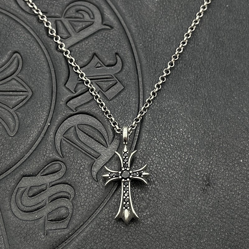 Chrome Hearts Colored Accent Cross Necklace - album image 9