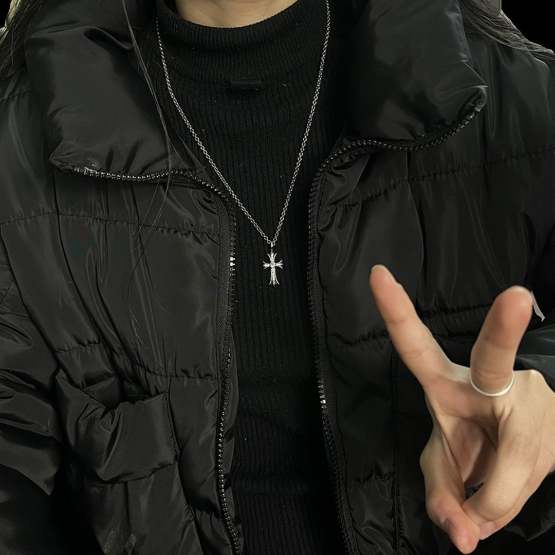 Chrome Hearts Colored Accent Cross Necklace - album image 5