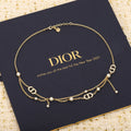 Dior Asymmetric CD Bar Necklace - product image 1