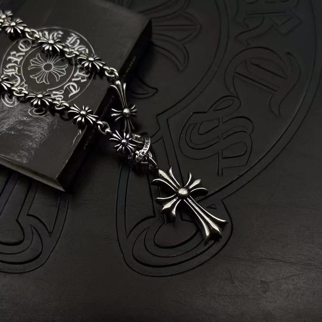 Chrome Hearts Adjustable Ornamental Cross Necklace - album image 3
