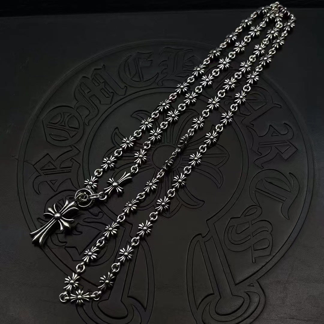 Chrome Hearts Adjustable Ornamental Cross Necklace - album image 2
