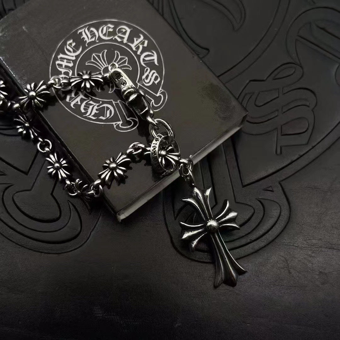 Chrome Hearts Adjustable Ornamental Cross Necklace - album image 4
