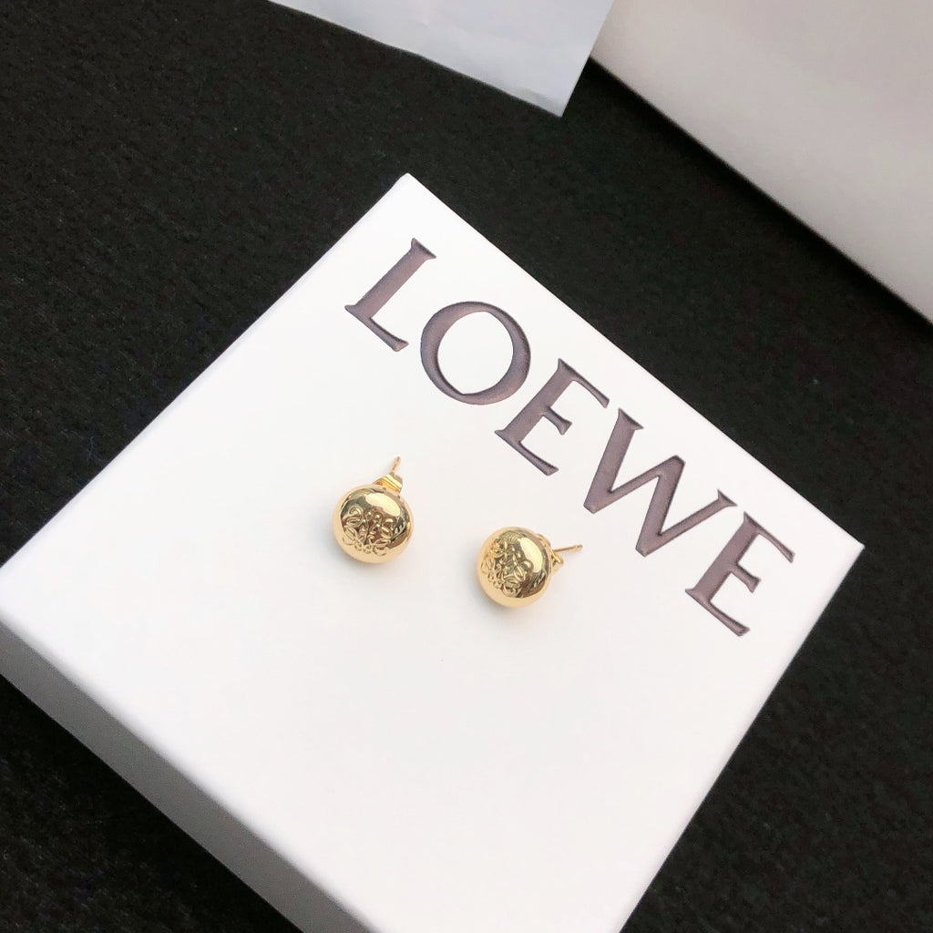 Loewe Petite Round Gold-Tone Stud Earrings - product image 2