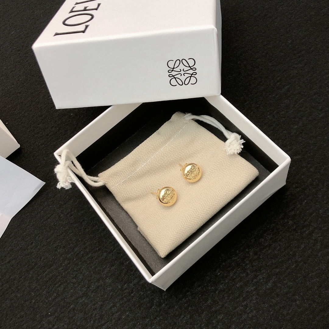 Loewe Petite Round Gold-Tone Stud Earrings - product image 3