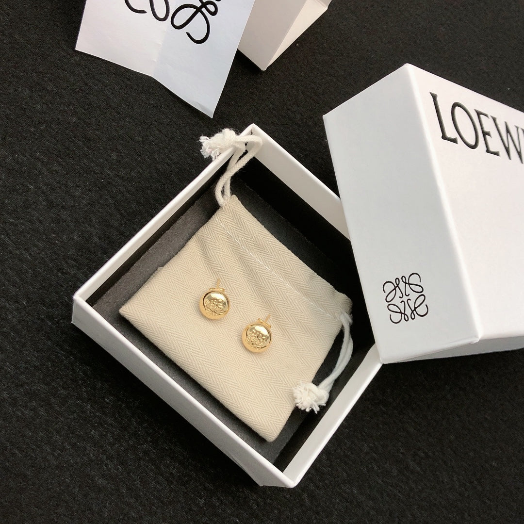 Loewe Petite Round Gold-Tone Stud Earrings - product image 6