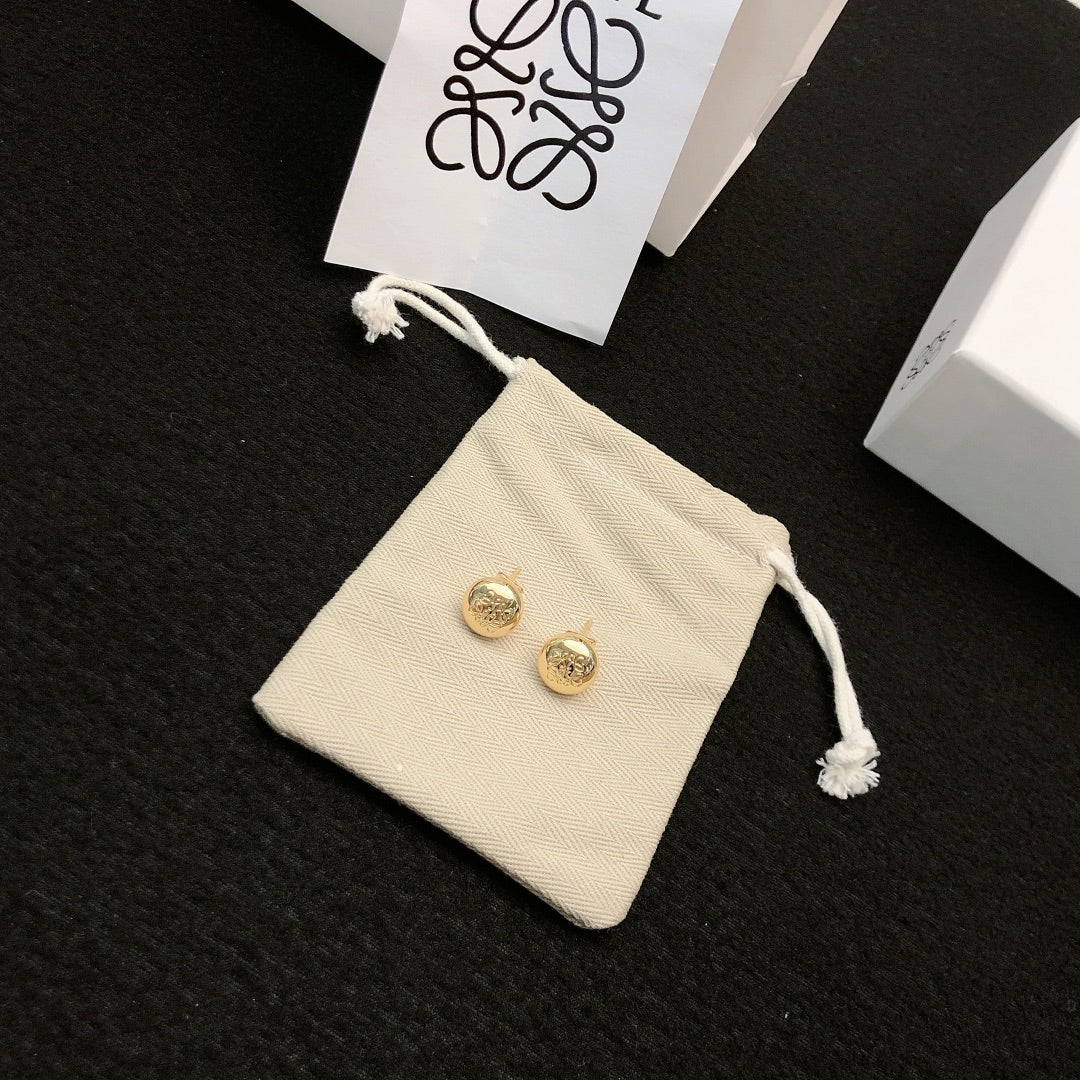 Loewe Petite Round Gold-Tone Stud Earrings - product image 9
