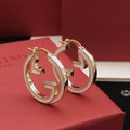 Gucci Enamel White Circular Earrings - album image 1