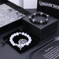 Chrome Hearts White Bead Cross Cluster Bracelet - album image 1