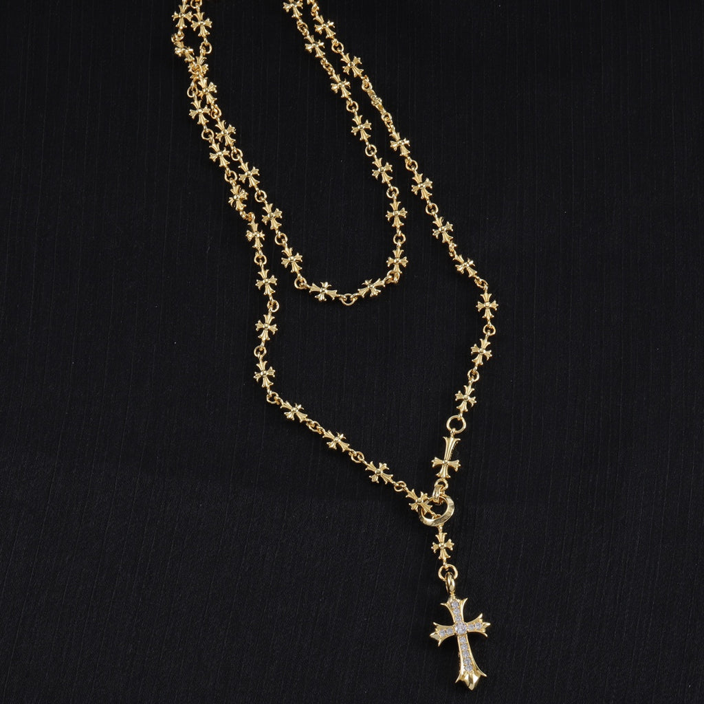 Chrome Hearts Large Cross Ornamental Necklace - album image 7