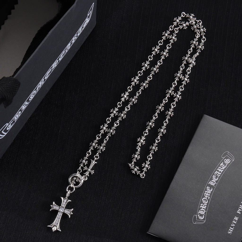Chrome Hearts Large Cross Ornamental Necklace - album image 6