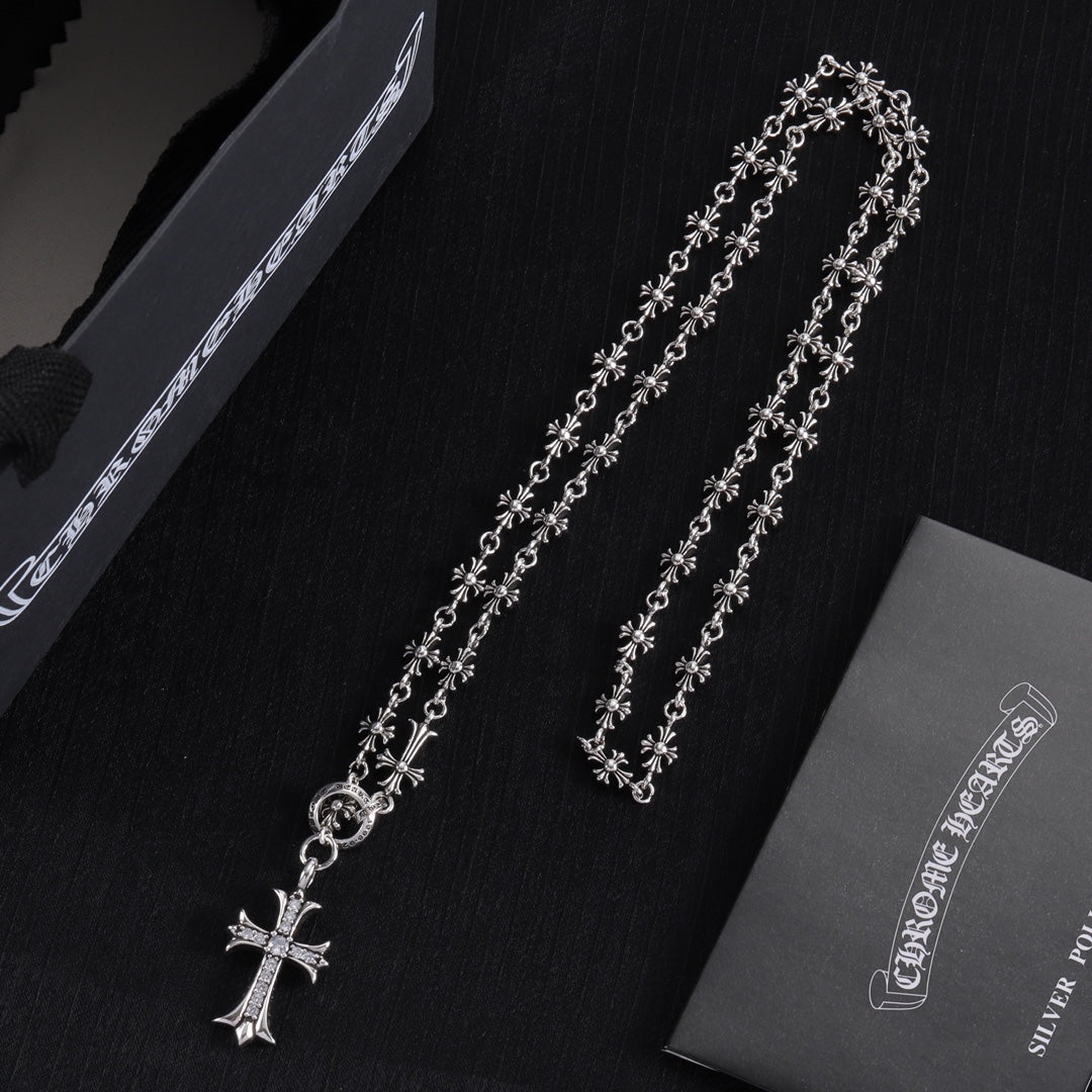Chrome Hearts Large Cross Ornamental Necklace - album image 6