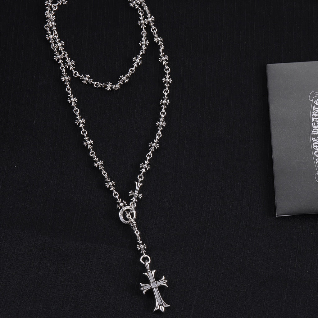 Chrome Hearts Large Cross Ornamental Necklace - album image 5