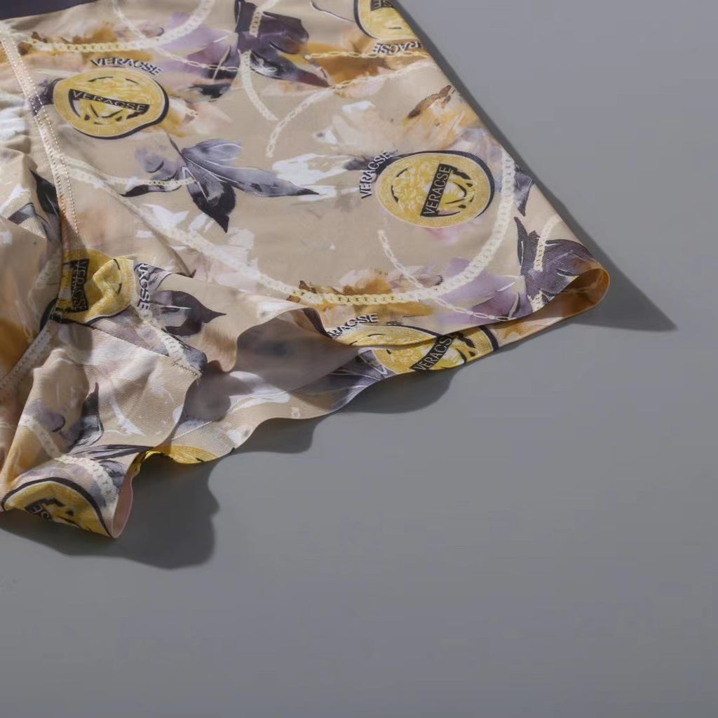 Versace ornate multicolor print boxer briefs - view 9