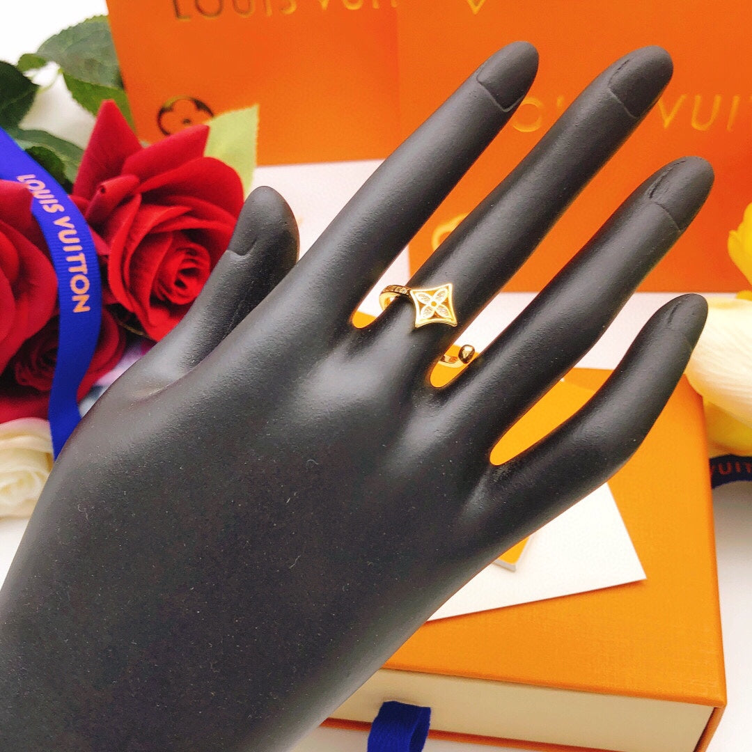 Louis Vuitton Monogram Diamond-Shape Ring - album image 7