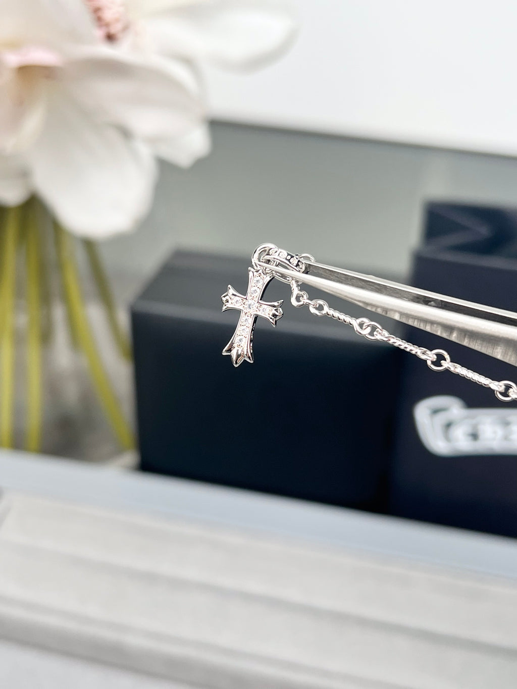 Chrome Hearts Double Cross Pendant Necklace - album image 6