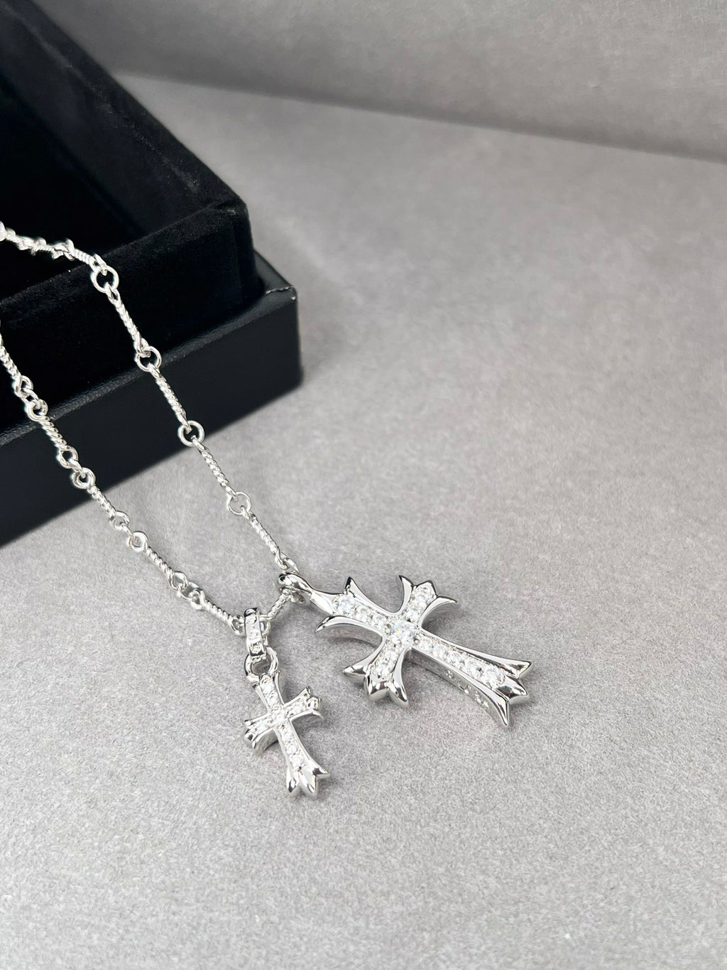 Chrome Hearts Double Cross Pendant Necklace - album image 2