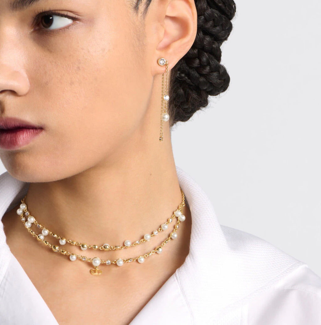 Dior Pearl Double-Layer Necklace - album image 5