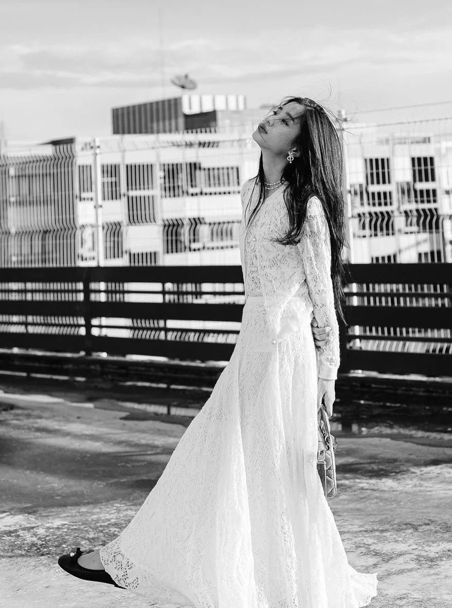 Dior Double-Strand Pearl-Look Crystal Necklace - product image 2