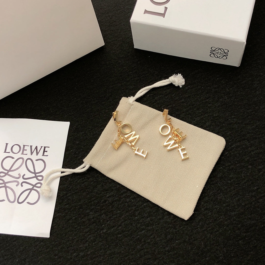 Loewe Vertical Letter Charm Earrings - product image 6