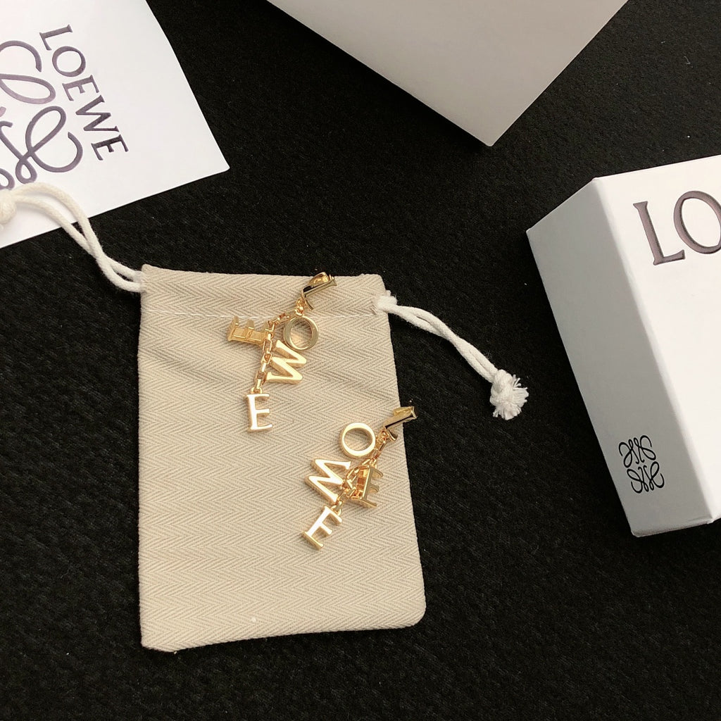 Loewe Vertical Letter Charm Earrings - product image 7