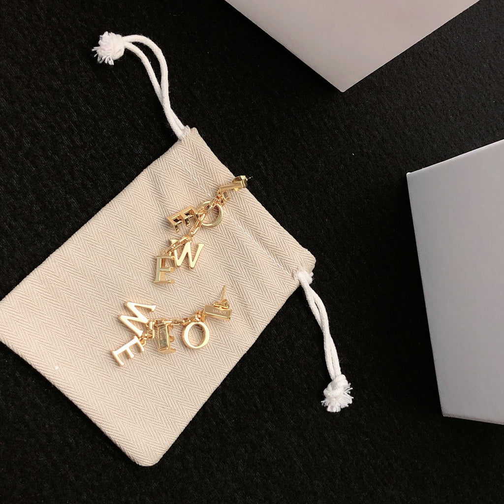 Loewe Vertical Letter Charm Earrings - product image 9