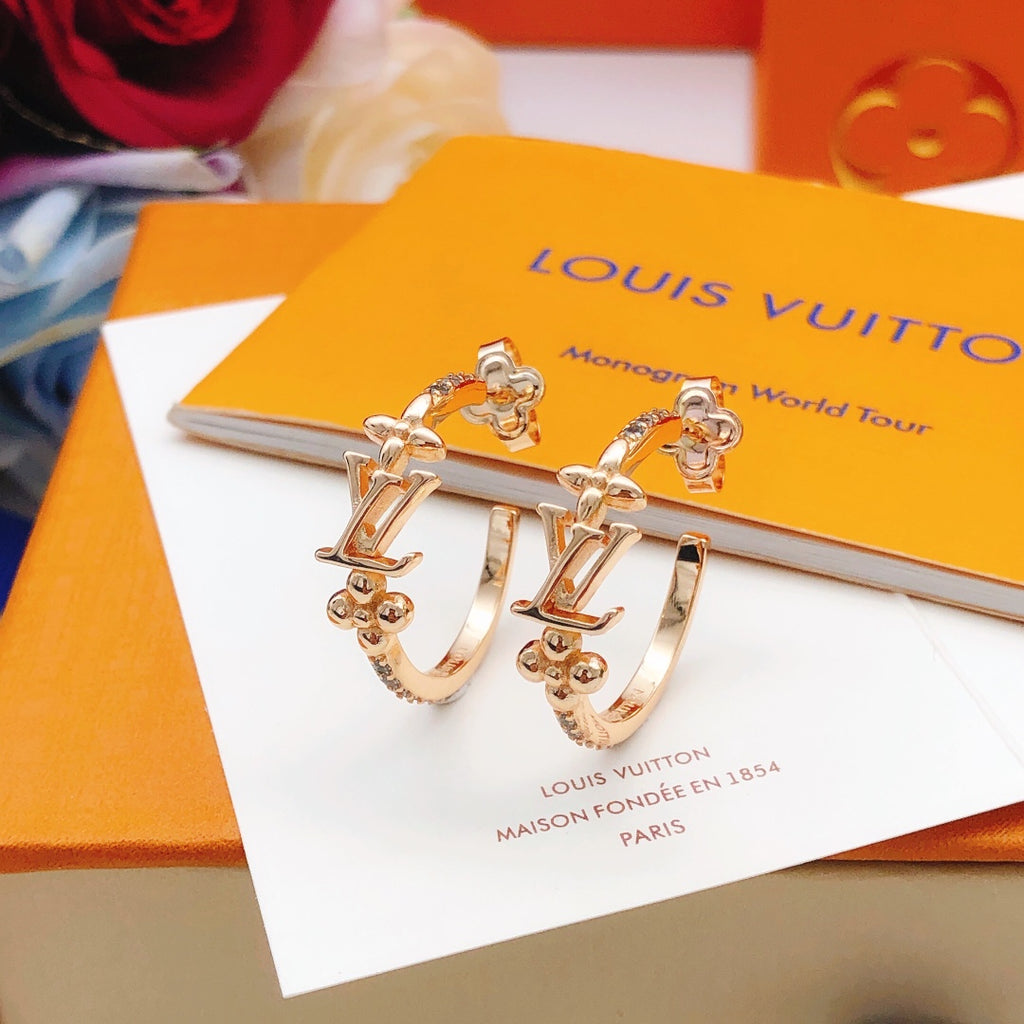 Louis Vuitton Rose Gold-Tone Gold-Tone Earrings - album image 3