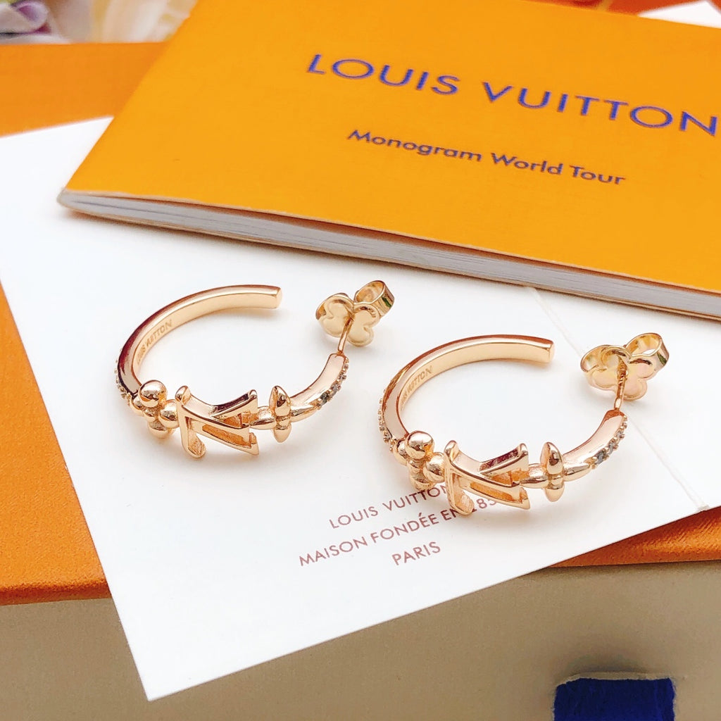 Louis Vuitton Rose Gold-Tone Gold-Tone Earrings - album image 6