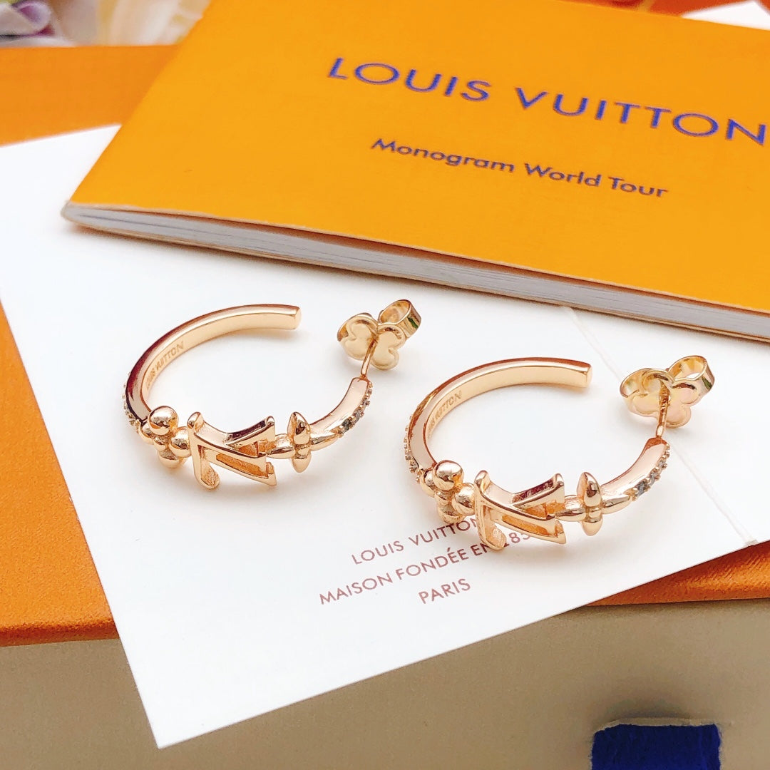 Louis Vuitton Rose Gold-Tone Gold-Tone Earrings - album image 6