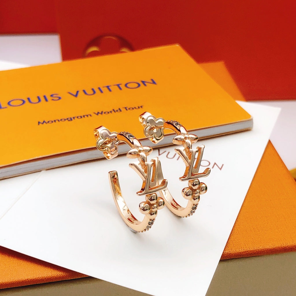 Louis Vuitton Rose Gold-Tone Gold-Tone Earrings - album image 2