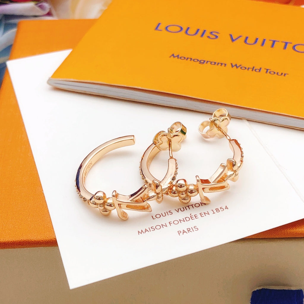Louis Vuitton Rose Gold-Tone Gold-Tone Earrings - album image 5