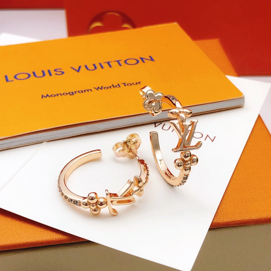 Louis Vuitton Rose Gold-Tone Gold-Tone Earrings - album image 1
