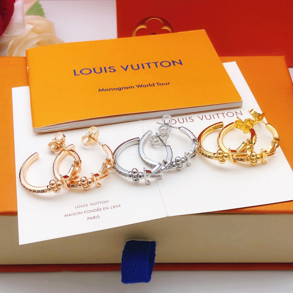 Louis Vuitton Rose Gold-Tone Gold-Tone Earrings - album image 8