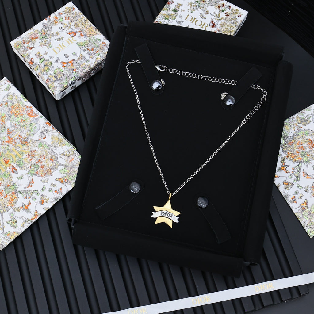 Dior Starburst Pendant Necklace - product image 1