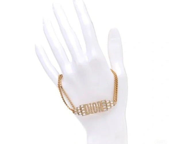 Dior Crystal Letter Double-Chain Necklace - product image 7