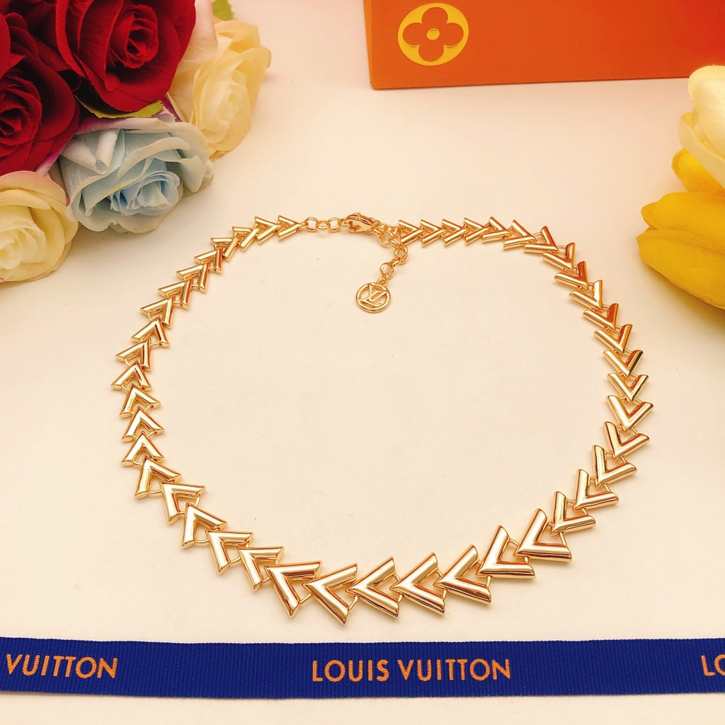 Louis Vuitton Rose Gold-Tone Gold-Tone Polished Necklace - album image 6