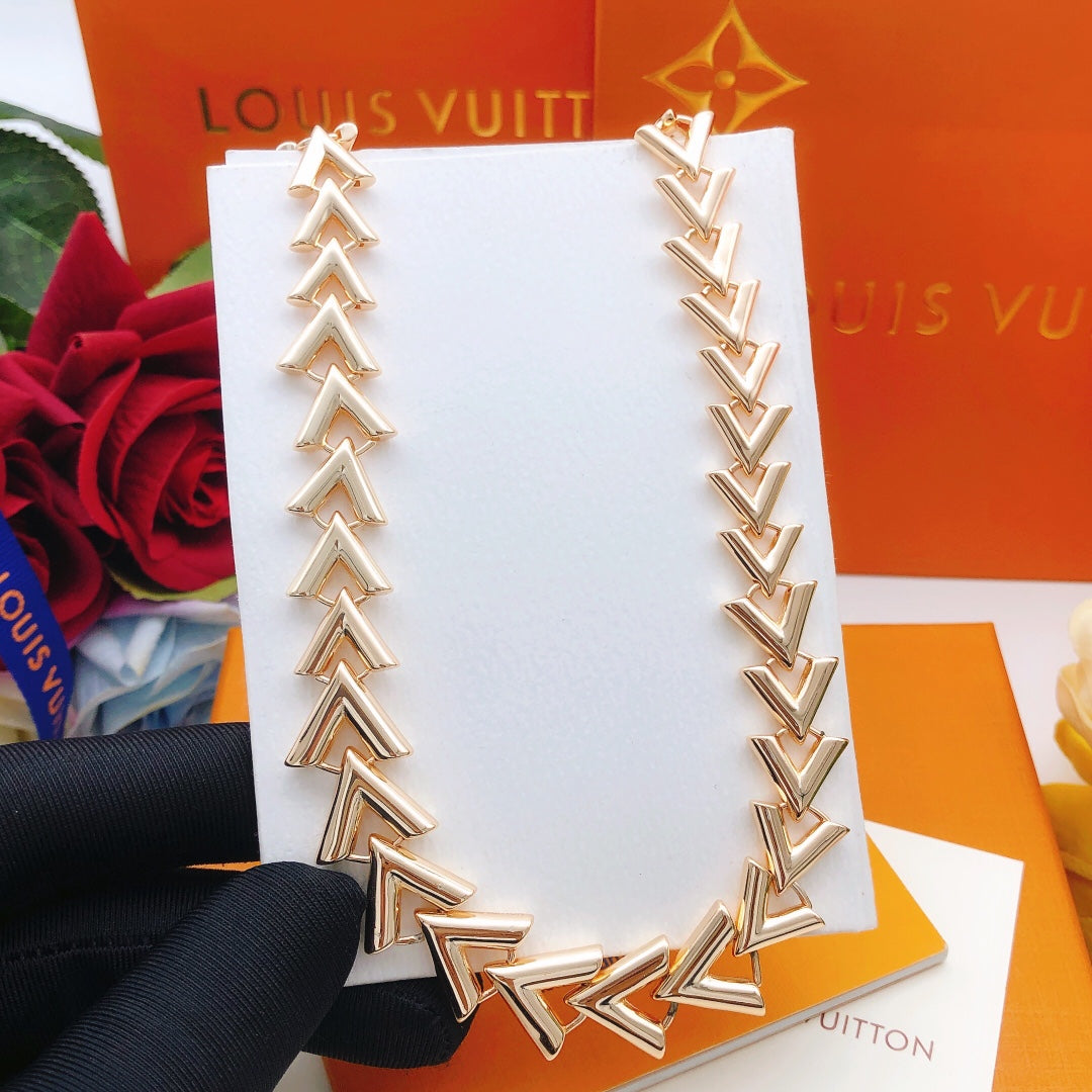 Louis Vuitton Rose Gold-Tone Gold-Tone Polished Necklace - album image 5