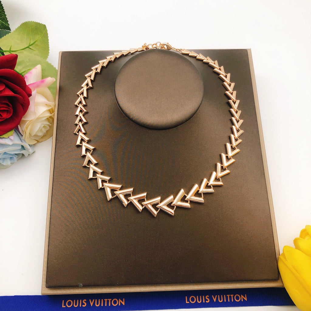 Louis Vuitton Rose Gold-Tone Gold-Tone Polished Necklace - album image 1