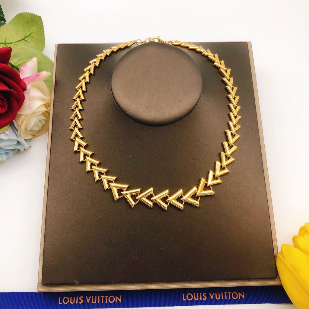 Louis Vuitton Gold-Tone Polished Necklace - album image 1