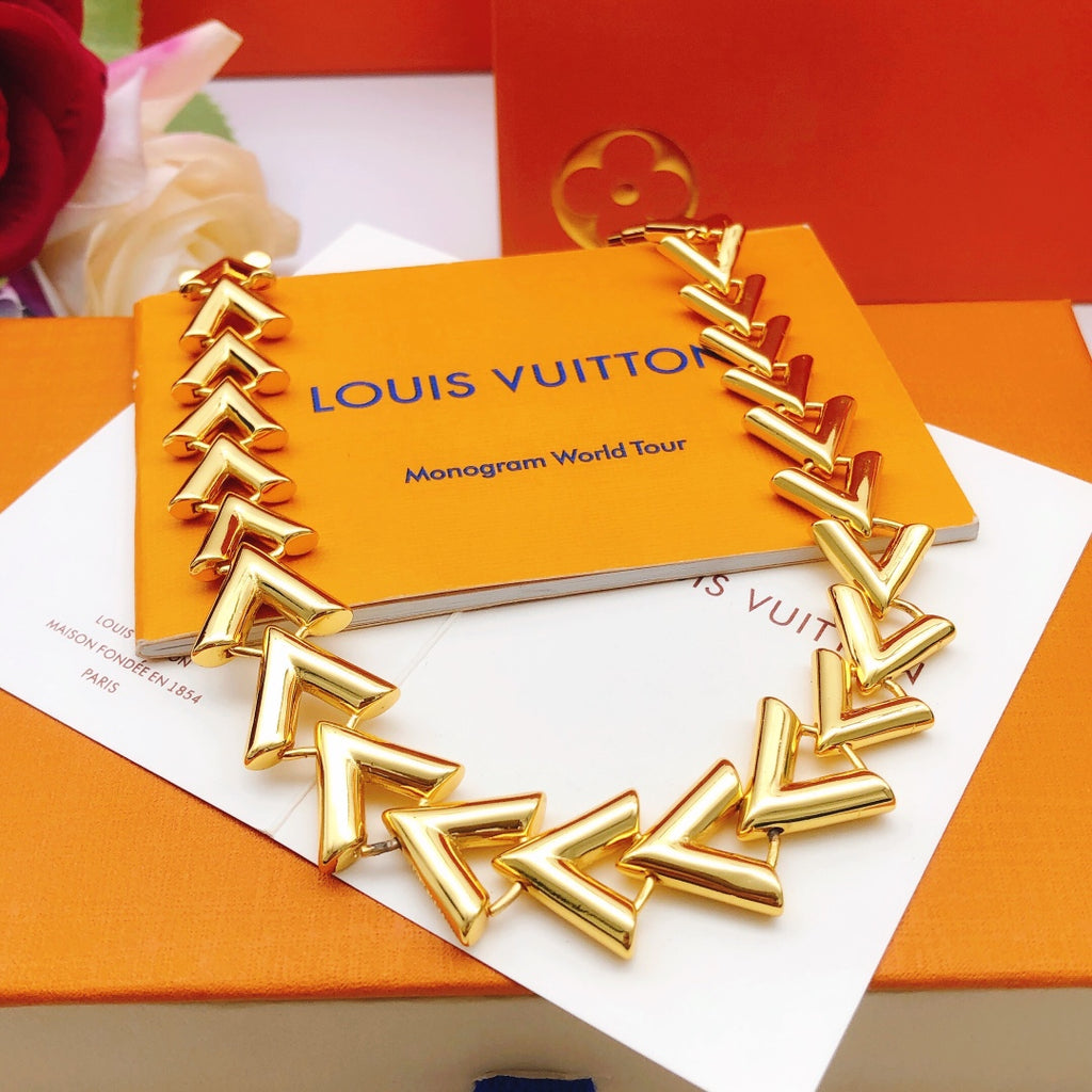 Louis Vuitton Gold-Tone Polished Necklace - album image 4