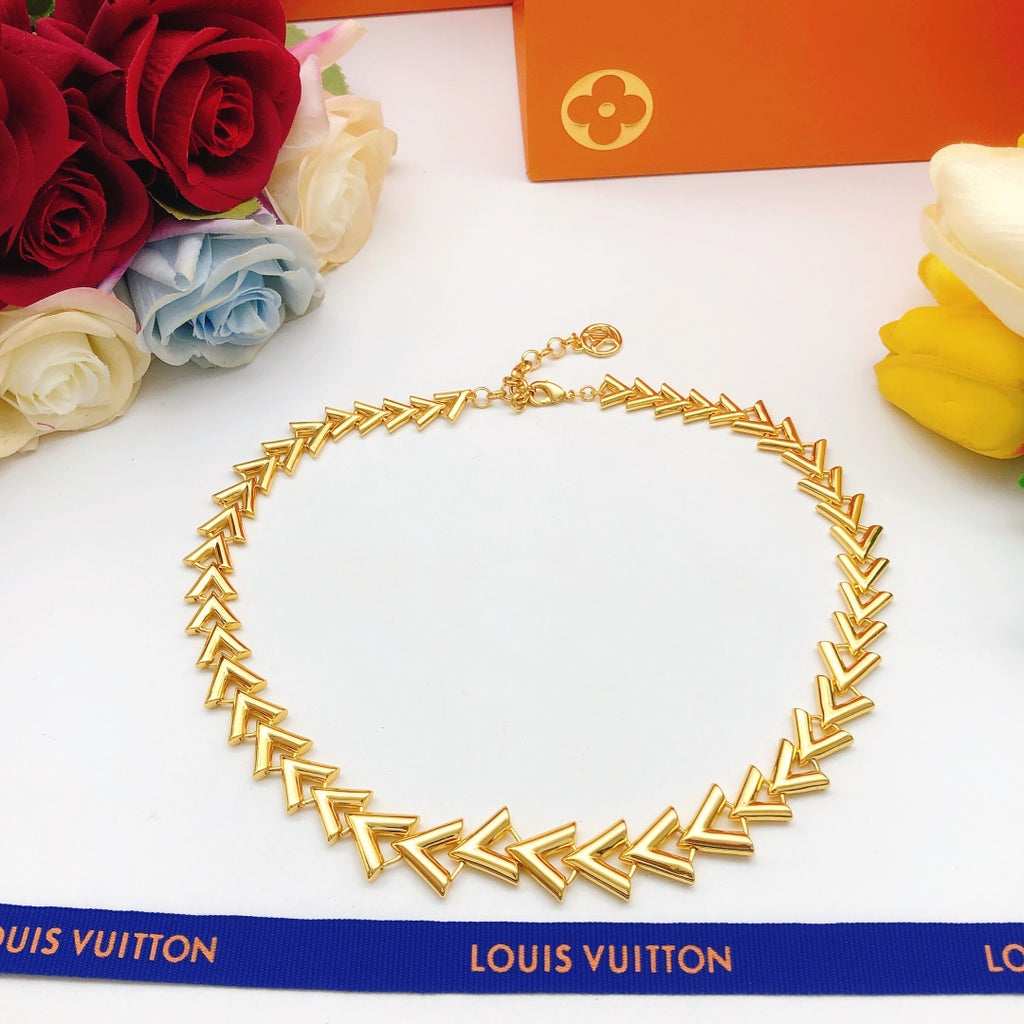 Louis Vuitton Gold-Tone Polished Necklace - album image 6