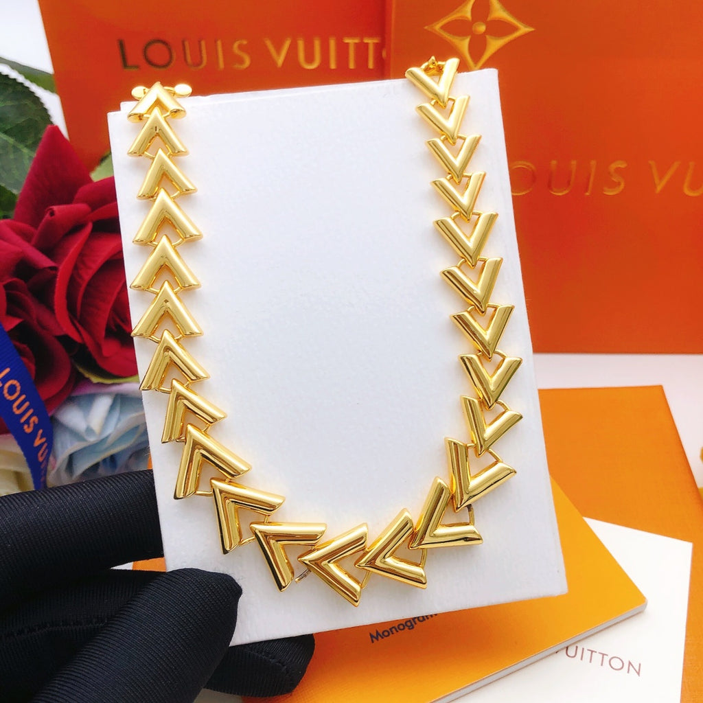 Louis Vuitton Gold-Tone Polished Necklace - album image 5