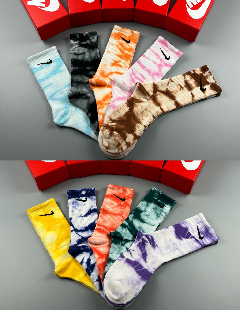 Nike warm tie dye swoosh socks, image 9