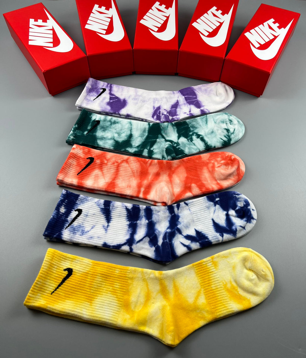 Nike warm tie dye swoosh socks, image 8