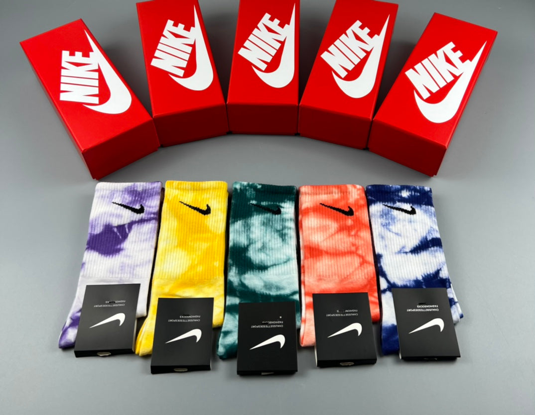 Nike warm tie dye swoosh socks, image 5
