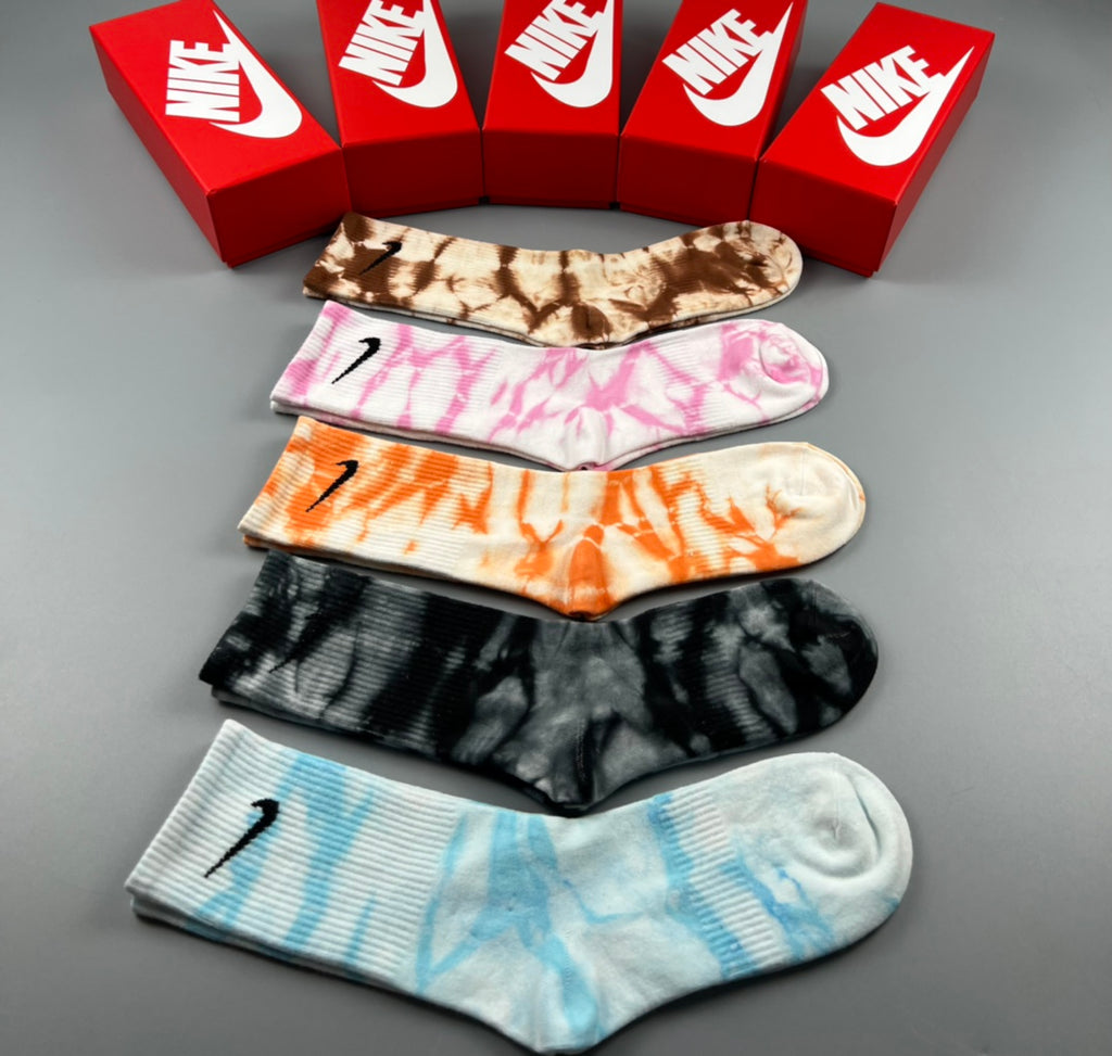 Nike warm tie dye swoosh socks, image 4